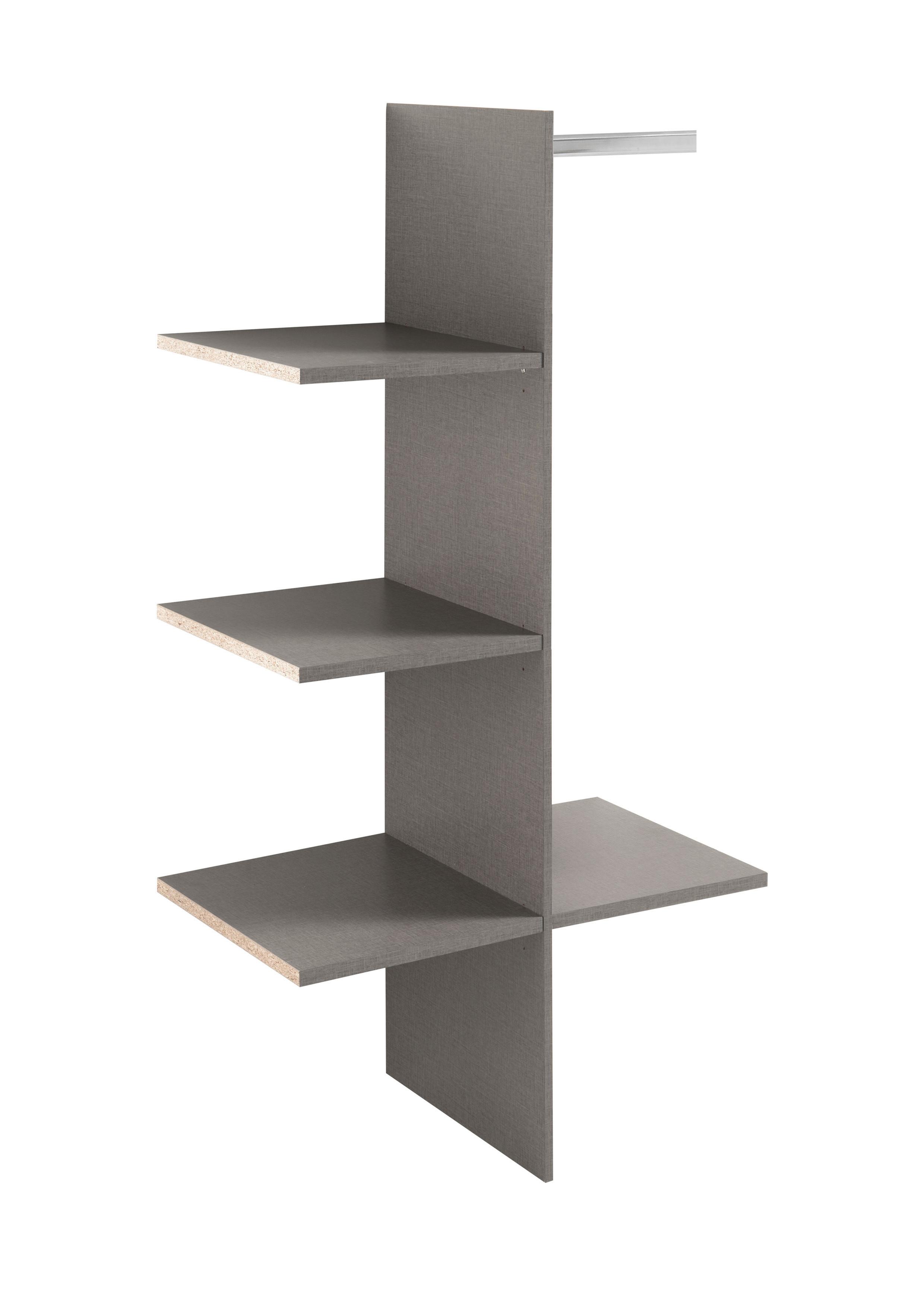 Unutarnja Raspodjela Alicante - siva, Basics, drvni materijal (82,7/158/47,7cm) - Modern Living