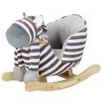 Schaukelpferd Zebra in Grau/Weiß - Naturfarben/Weiß, Design, Holz/Kunststoff (61/32/52cm) - Modern Living Schaukelpferd Zebra in Grau/Weiß - Naturfarben/Weiß, Design, Holz/Kunststoff (61/32/52cm) - Modern Living