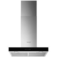 Dunstabzugshaube DK6HB470Y - Edelstahlfarben/Schwarz, Basics, Glas/Metall (59,8/67,8-118/45,4cm) - Dieter Knoll