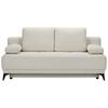 Schlafsofa in Weiß - Schwarz/Weiß, MODERN, Textil (195/77/100cm) - Mömax