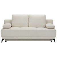 Schlafsofa in Weiß - Schwarz/Weiß, MODERN, Textil (195/77/100cm) - Mömax