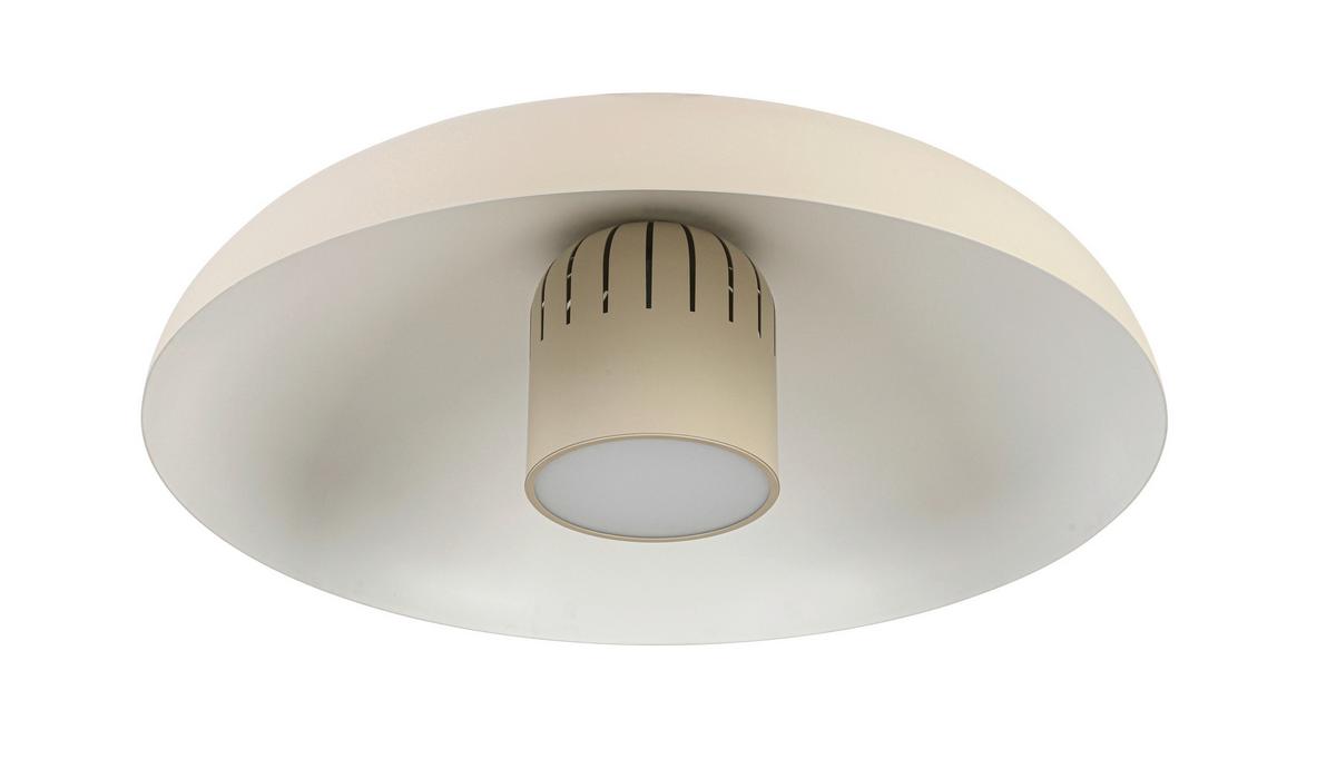 LAMPA SUFITOWA LED LOUIS *DK* - szary, Design, tworzywo sztuczne/metal (60/21,5cm) - Dieter Knoll