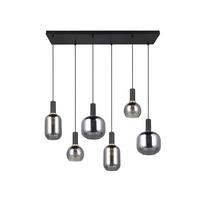 LAMPA WISZĄCA 319800632 DIVA - czarny/kolor chromowy, Basics, metal/szkło (92/35/150cm) - Trio Leuchten