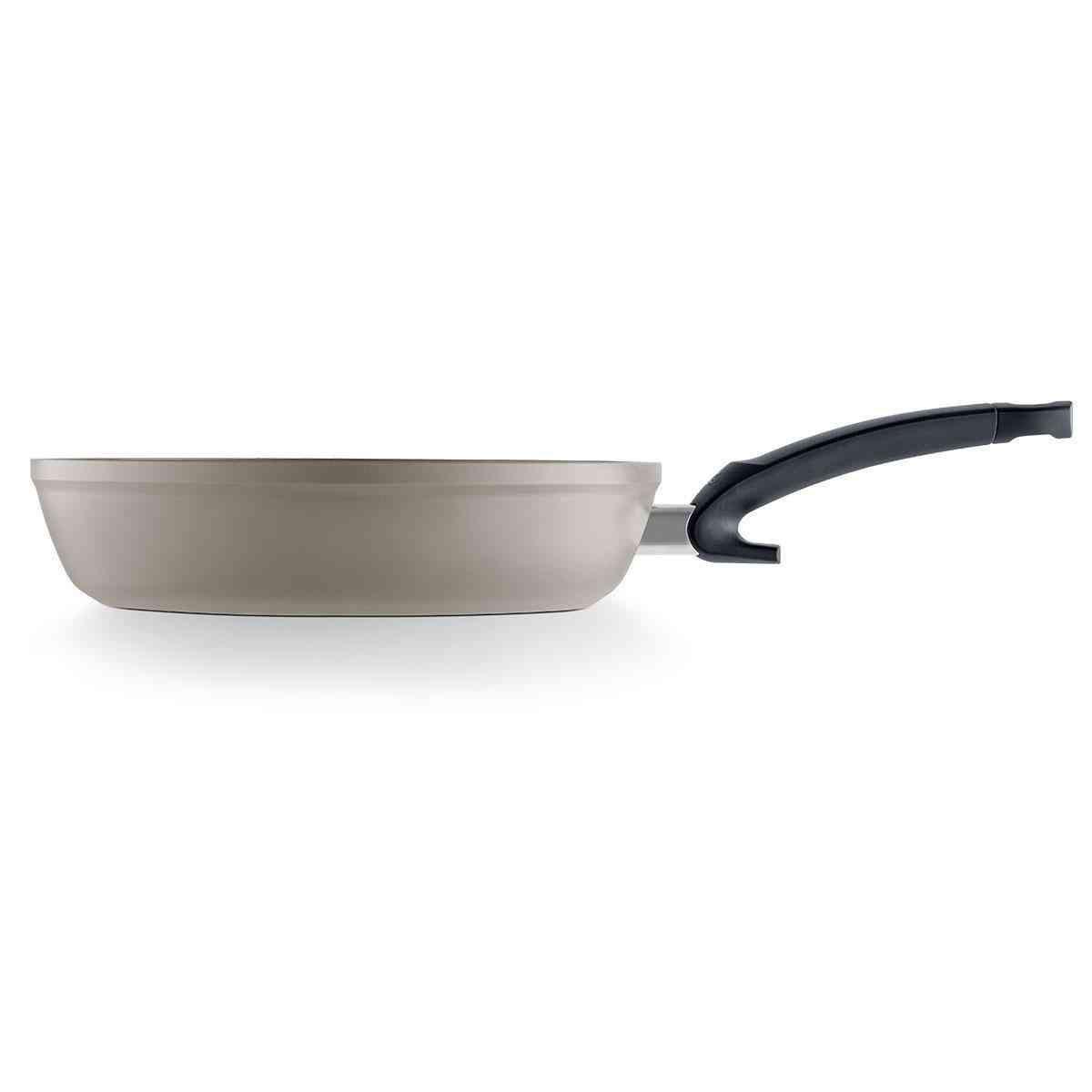 PATELNIA DO SMAŻENIA 159-220-24-100/0 FISSLER - kolor aluminiowy, Basics, metal (24cm) - Fissler
