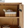 SIDEBOARD TARIM - svart/akaciefärgad, Lifestyle, metall/trä (85/85/40cm) - Mömax