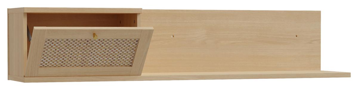 Wandboard Calasetta Eichefarben/Beige - Eichefarben/Beige, Natur, Holzwerkstoff (150/30,6/30,5cm) - Premium Living