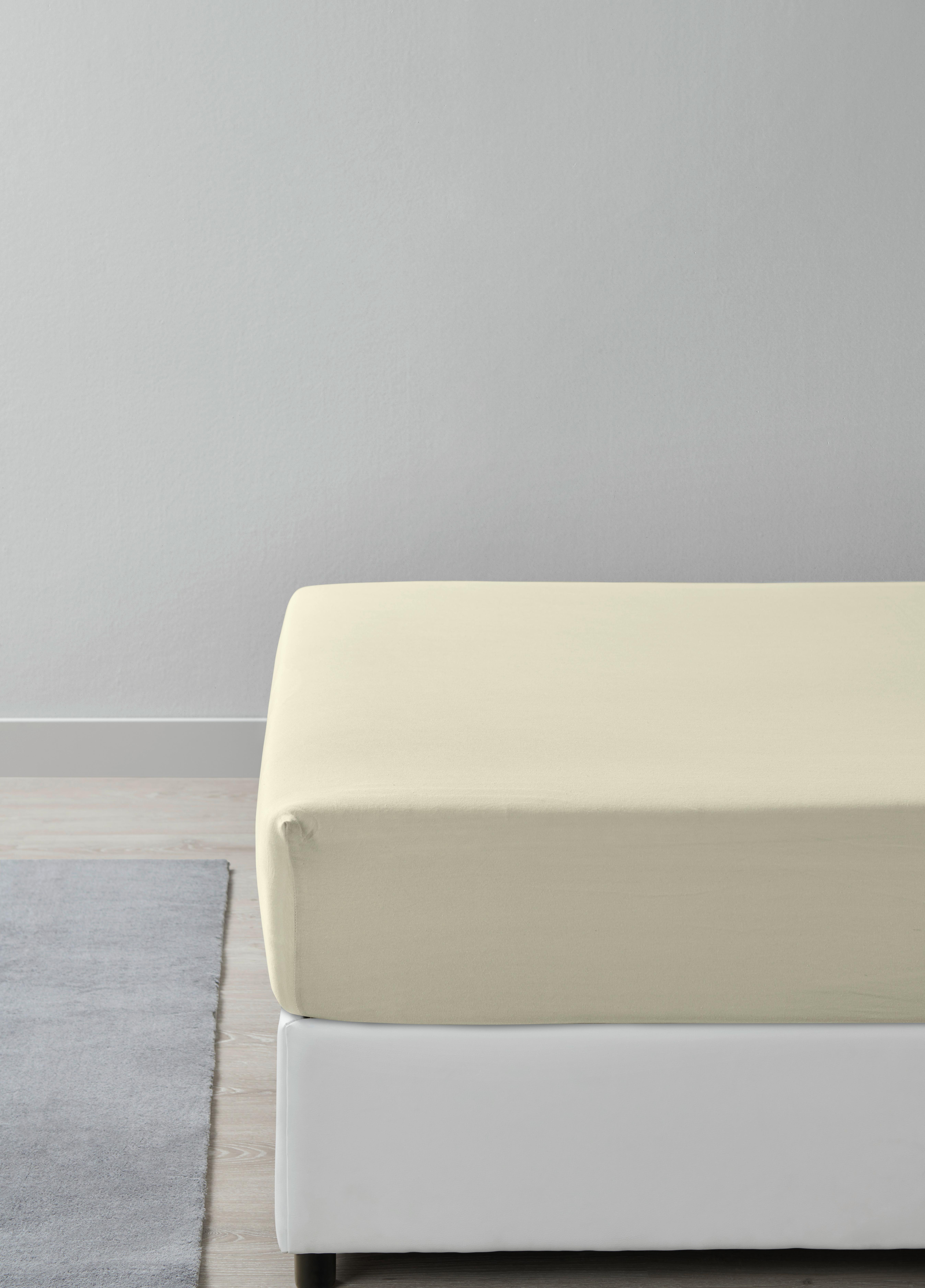 Fixleintuch Basic Salbeigrün ca. 180-200x200cm - Salbeigrün, Modern, Textil (180/200cm) - Modern Living