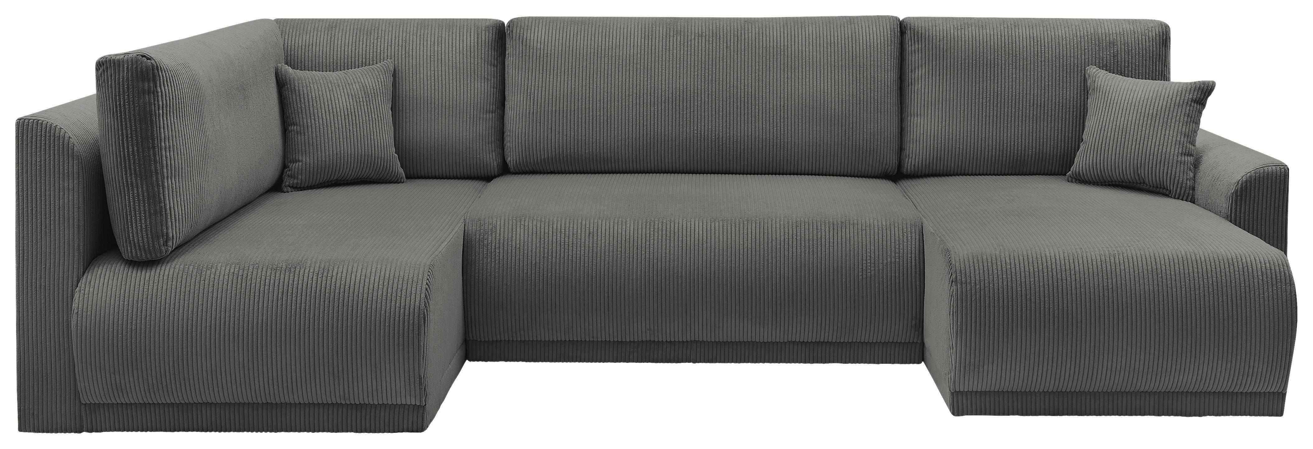 Coltar Kim - gri închis, Modern, lemn (146/313/160cm) - Modern Living