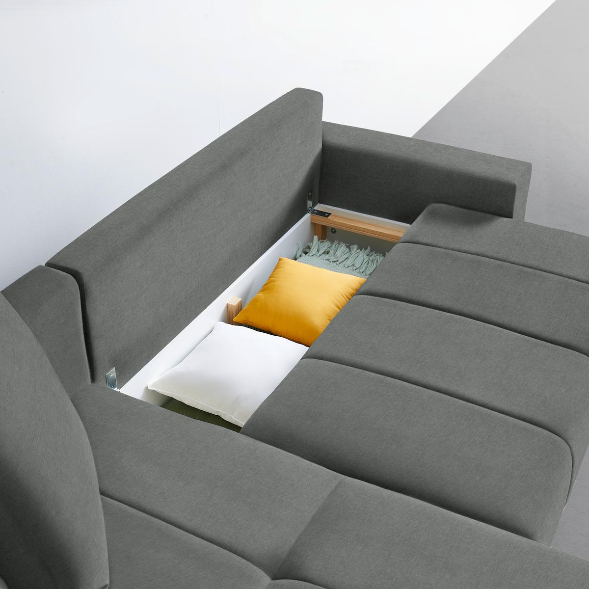 Ecksofa Alatri Graphitfarben - Graphitfarben/Schwarz, Modern, Kunststoff/Textil (289/90/176cm) - Based