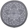 Pernă Pentru Podea Lata Yoga - petrol/galben, textil (40cm) - Modern Living Pernă Pentru Podea Lata Yoga - petrol/galben, textil (40cm) - Modern Living