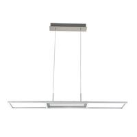 LAMPA WISZĄCA LED NOYA *SBN*SH* - kolor aluminiowy, Trend, tworzywo sztuczne/metal (105/27cm) - Novel