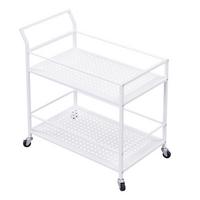 Servierwagen Wl7.322 - Weiss, Design, Kunststoff/Metall (79/45/83cm) - MID.YOU