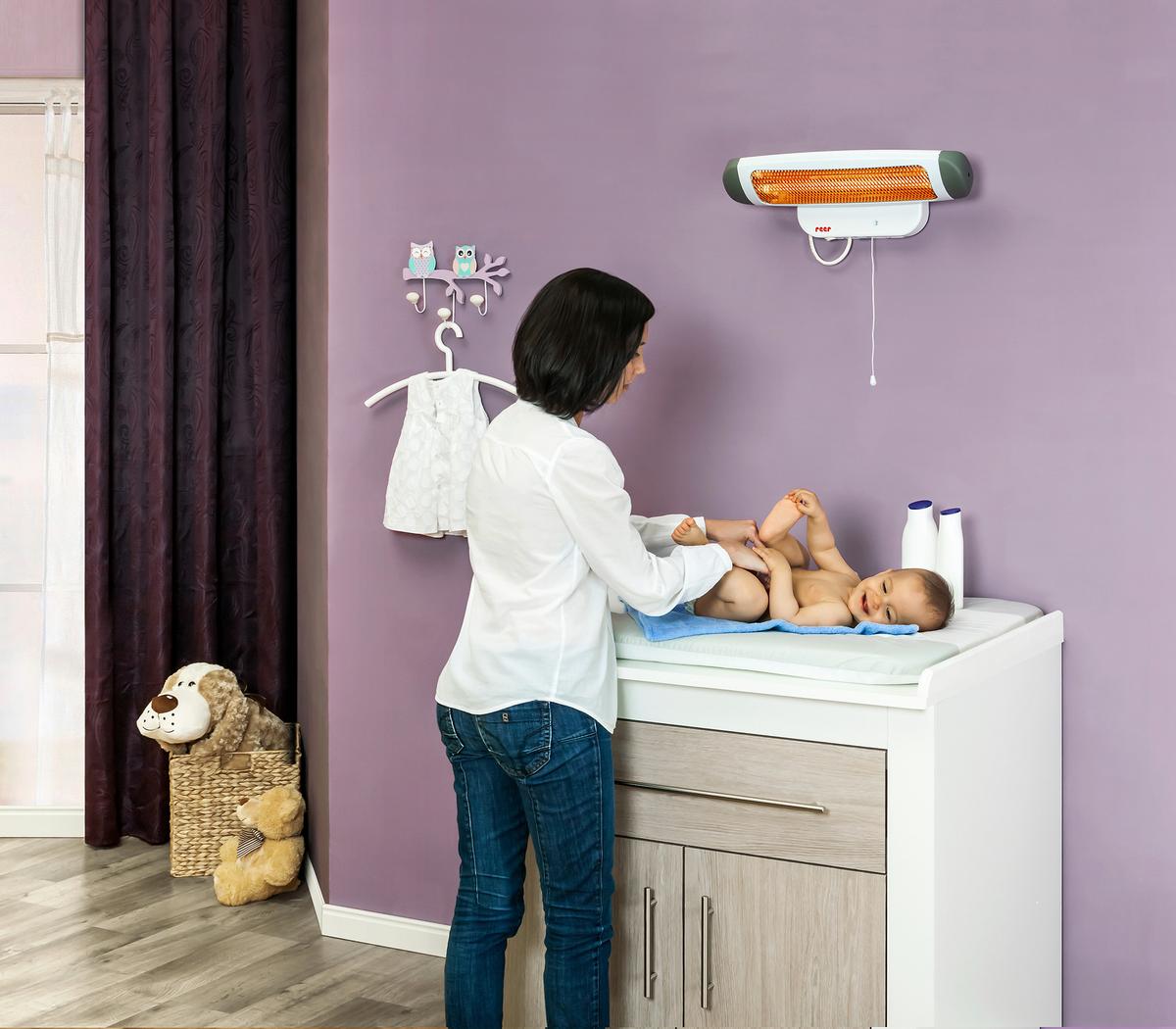 PROMIENNIK CIEPŁA 1926 - Basics, tworzywo sztuczne/metal (52/14cm) - Reer