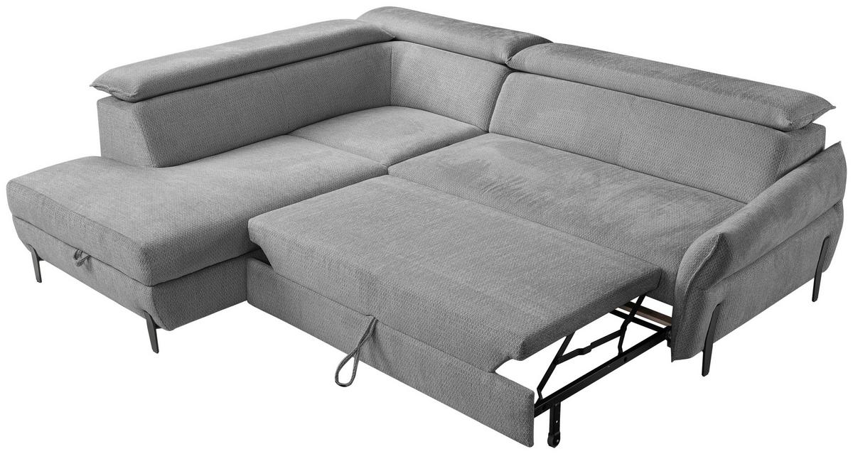 COLțAR ROMEO - gri închis, Modern, textil (207-212/76-95/257cm) - Modern Living