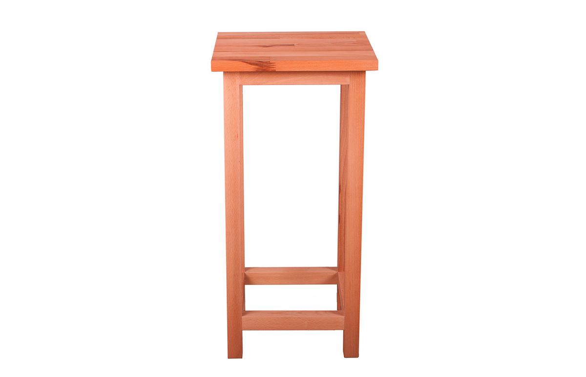 Hocker Marco ca. 30x30x60 cm Holz geölt - Kernbuche, Basics, Holz (30/60/30cm) - Gardenson
