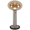 BORDSLAMPA SIOP - bärnstensfärgad/champagne, Modern, metall/glas (20/20/38,5cm)