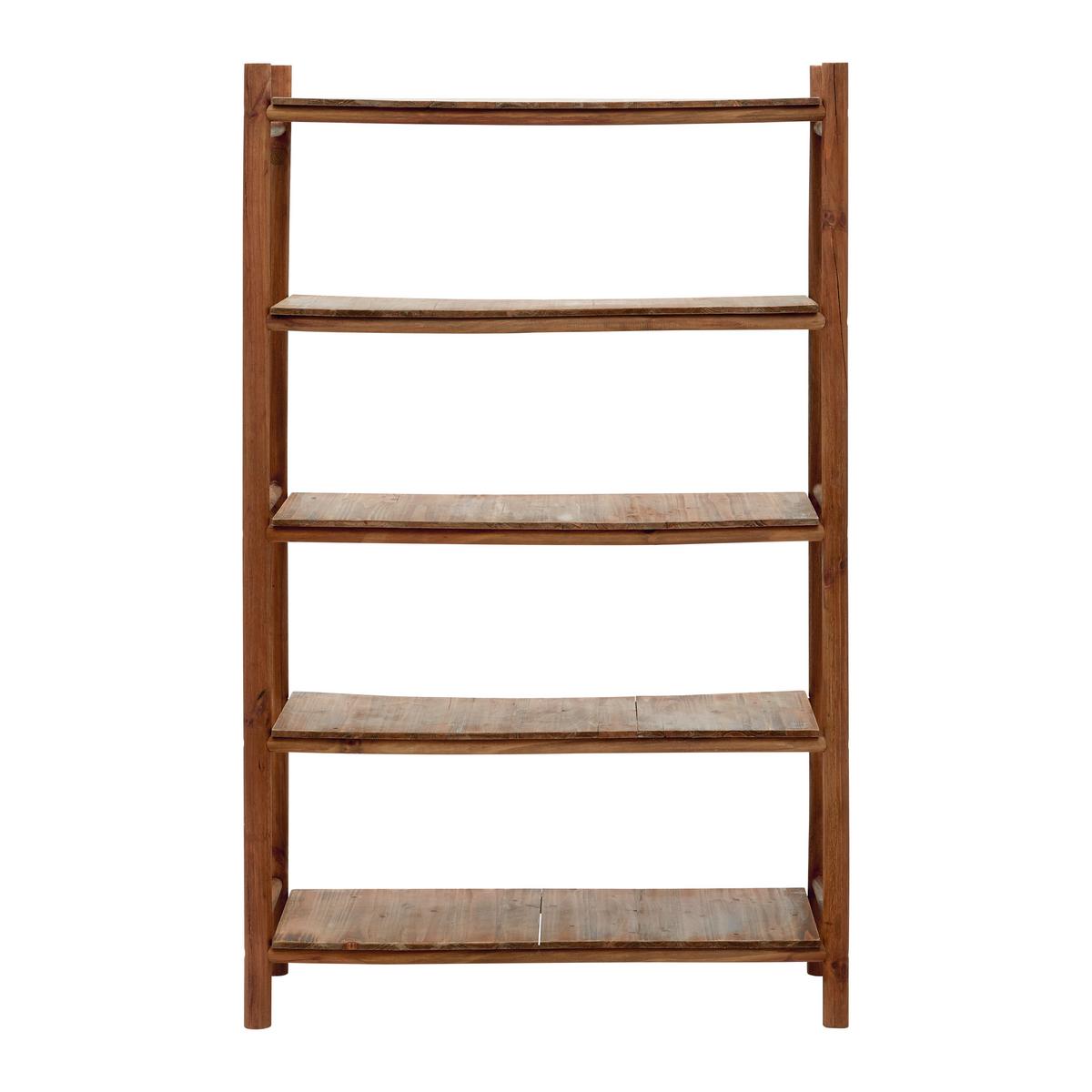 Állópolc Jasmin - natúr, Modern, fa (100/160/38cm) - Bessagi Home
