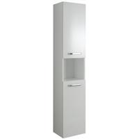 SZAFKA WYSOKA TIVOLI - biały/kolor chromowy, Konventionell, materiał drewnopochodny (30/168/33cm) - Xora