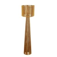 Stehleuchte Zitr Braun max. 25 Watt - Braun, MODERN, Papier/Metall (35/140cm)