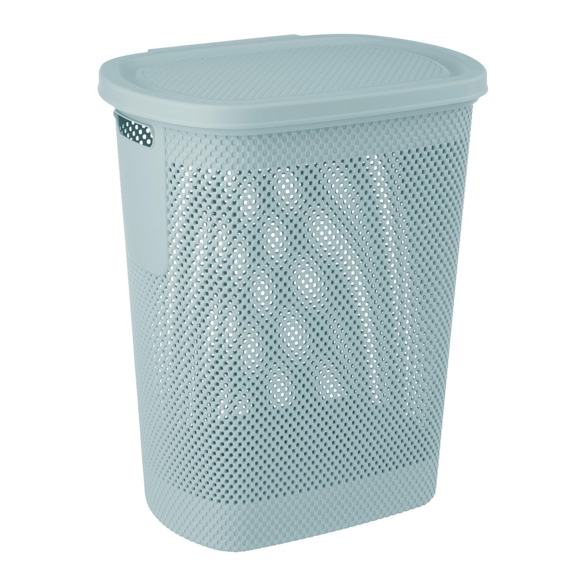 Coș de rufe clasic Arne - albastru, Modern, plastic (47,5cm)