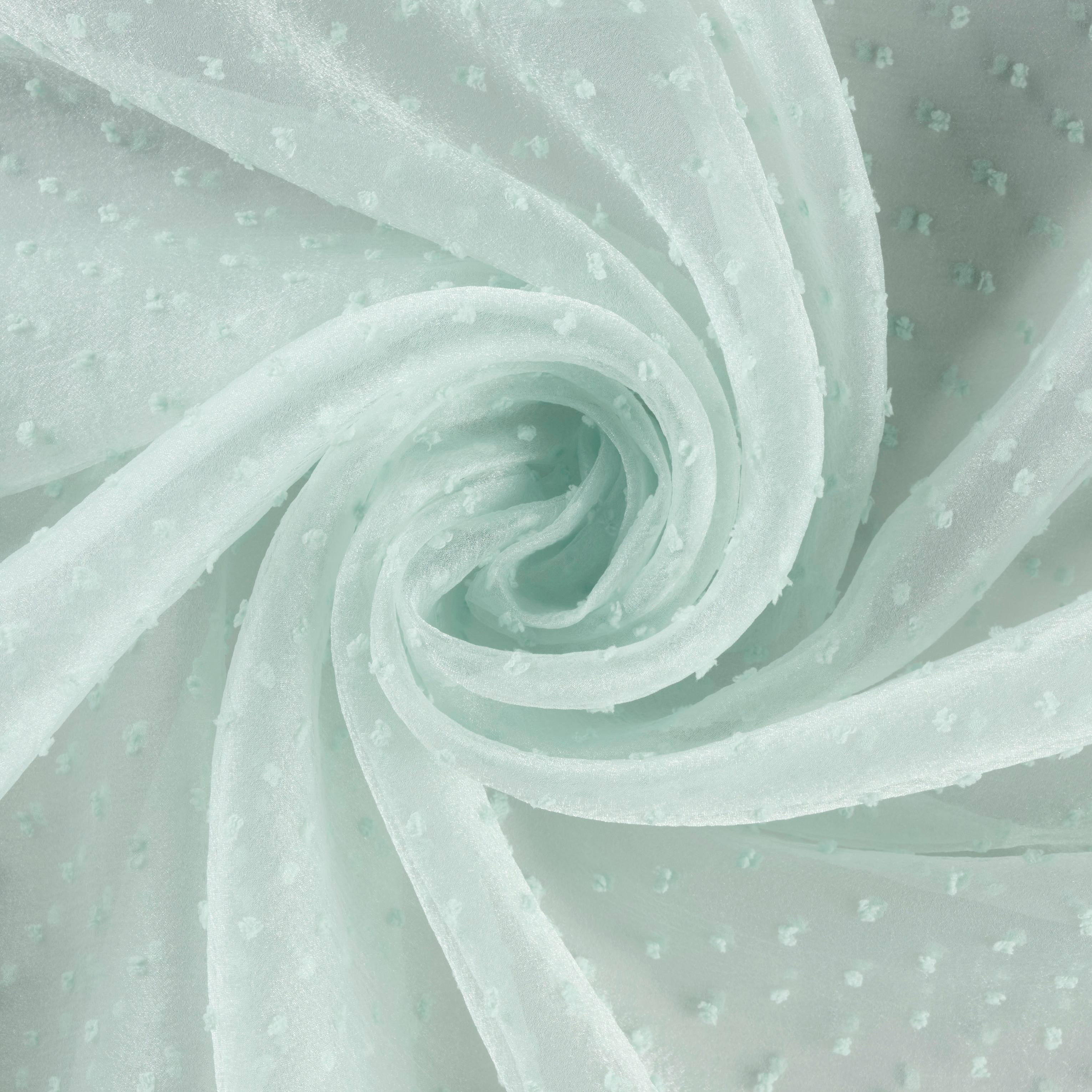 Készfüggöny Mila 135/245 - világoszöld, Konventionell, textil (135/245cm) - Based