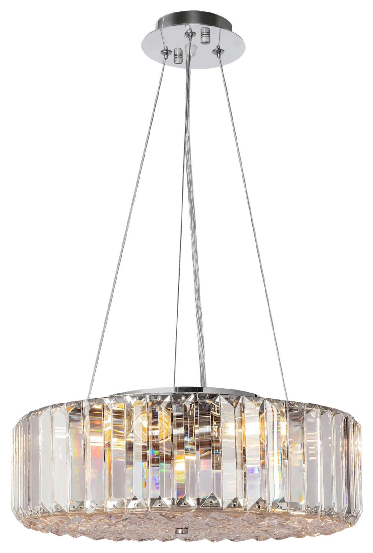 Hängeleuchte Recinto Chromfarben max. 60 Watt - Chromfarben, Basics, Glas/Metall (40/13,5cm) - MAYTONI