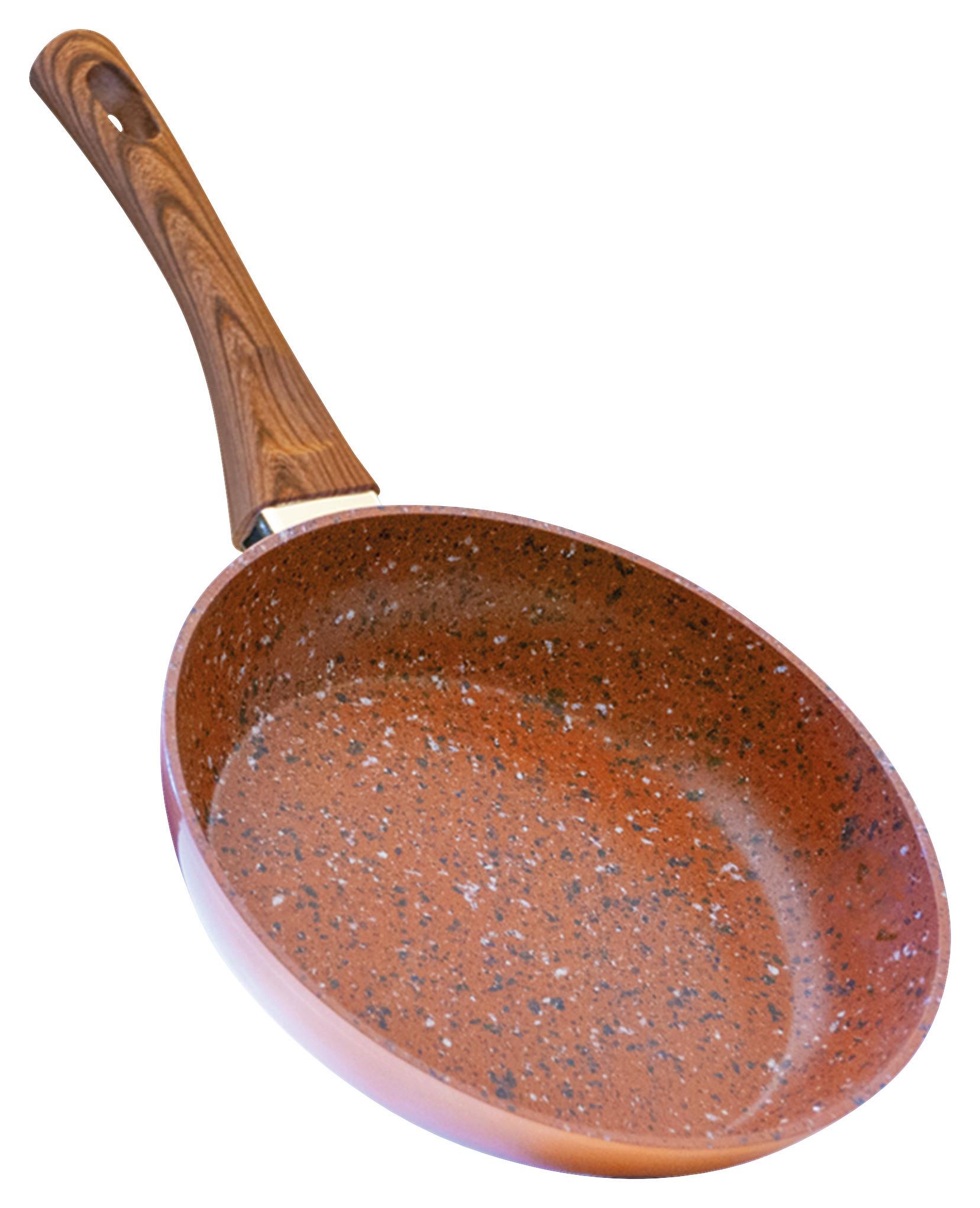 Serpenyő Livington Copper&stone 28cm - Fém (28cm)