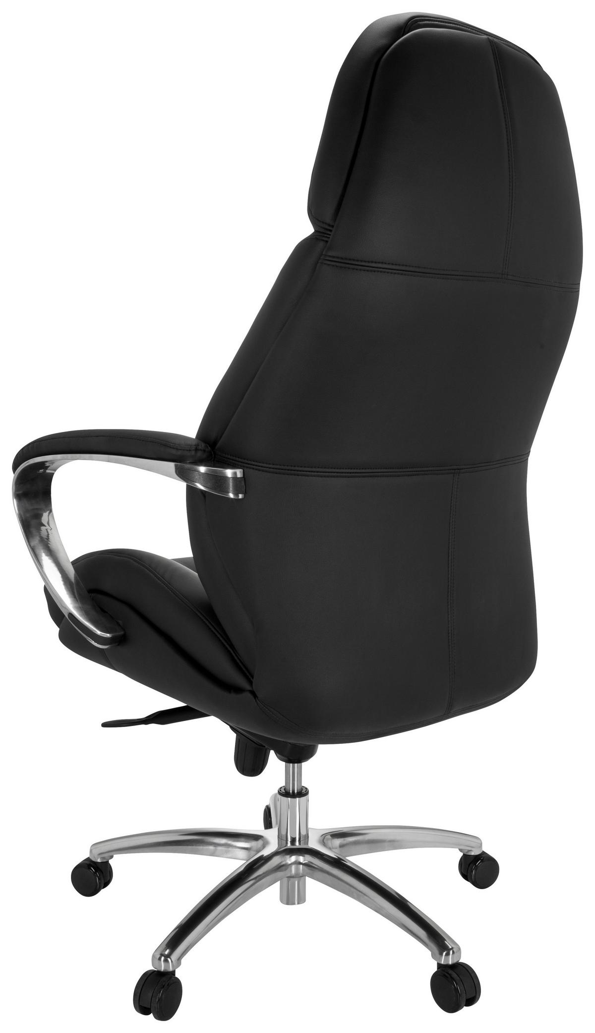 Pisarniški Stol Brenton Xxl, Črna - črna, Moderno, kovina/umetna masa (73/137/73cm) - MID.YOU