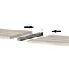 VÄGGHÅLLARE LENTINI II -SB- - aluminiumfärg, Modern, metall (3,2/8/25,5cm) - Mömax
