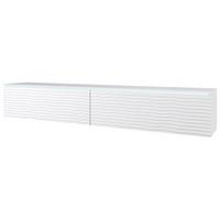 LOWBOARD D180 WEISS B: 180 CM - Weiss/Grau, Lifestyle, Holzwerkstoff/Kunststoff (180/30/33cm) - P & B
