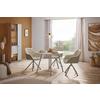 MATBORD MILAN - beige/grå, Lifestyle, metall/trämaterial (110/75cm) - Mömax