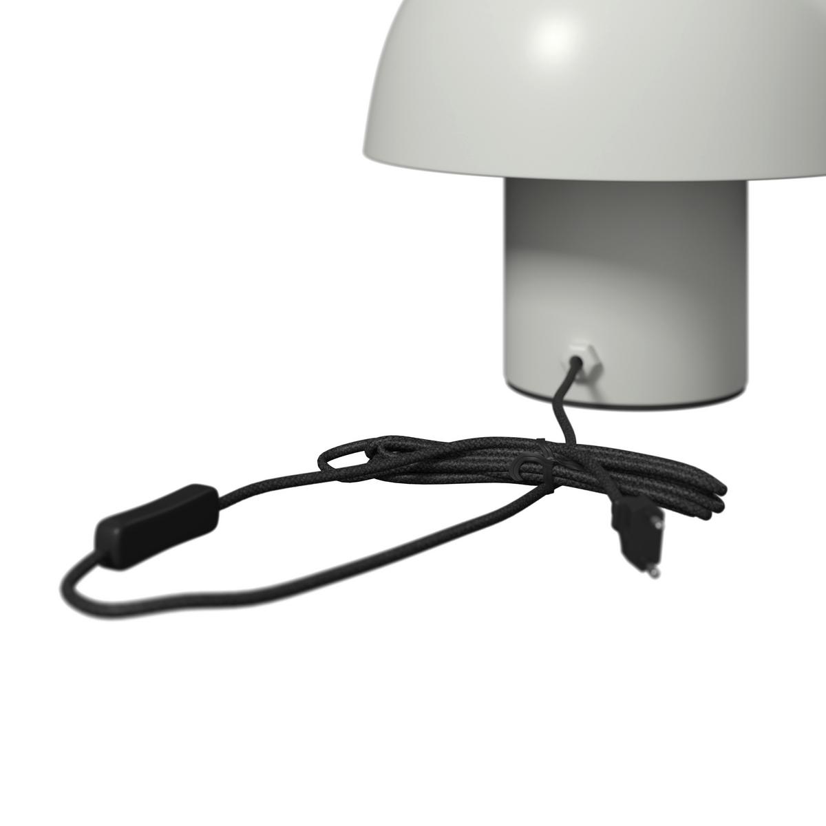 Tischleuchte Carla Weiß ca. 40 Watt - Weiß, MODERN, Metall (22,5/22cm) - Bessagi Home