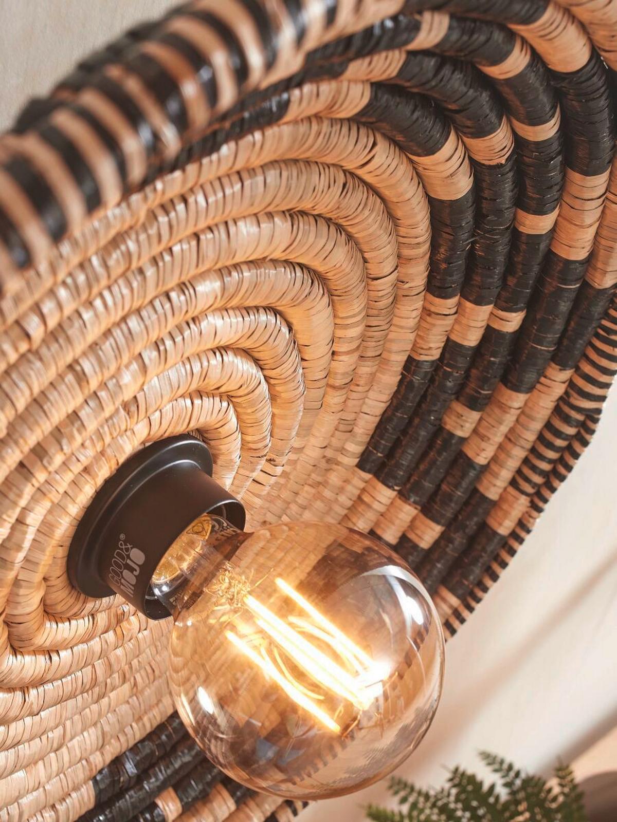 Stropna Svetilka Andros - večbarvno, Moderno, naravni materiali (45/8cm) - Good & Mojo