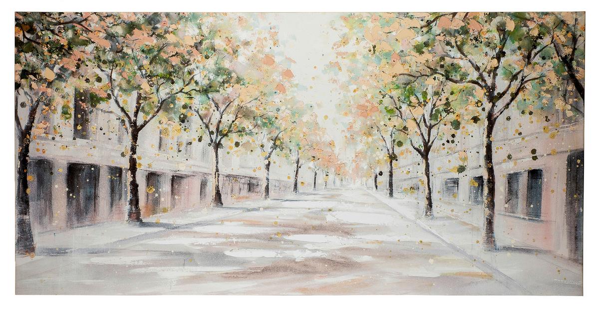 Leinwandbild Multicolor ca. 140x70cm - Multicolor, Basics, Textil (140/70cm)