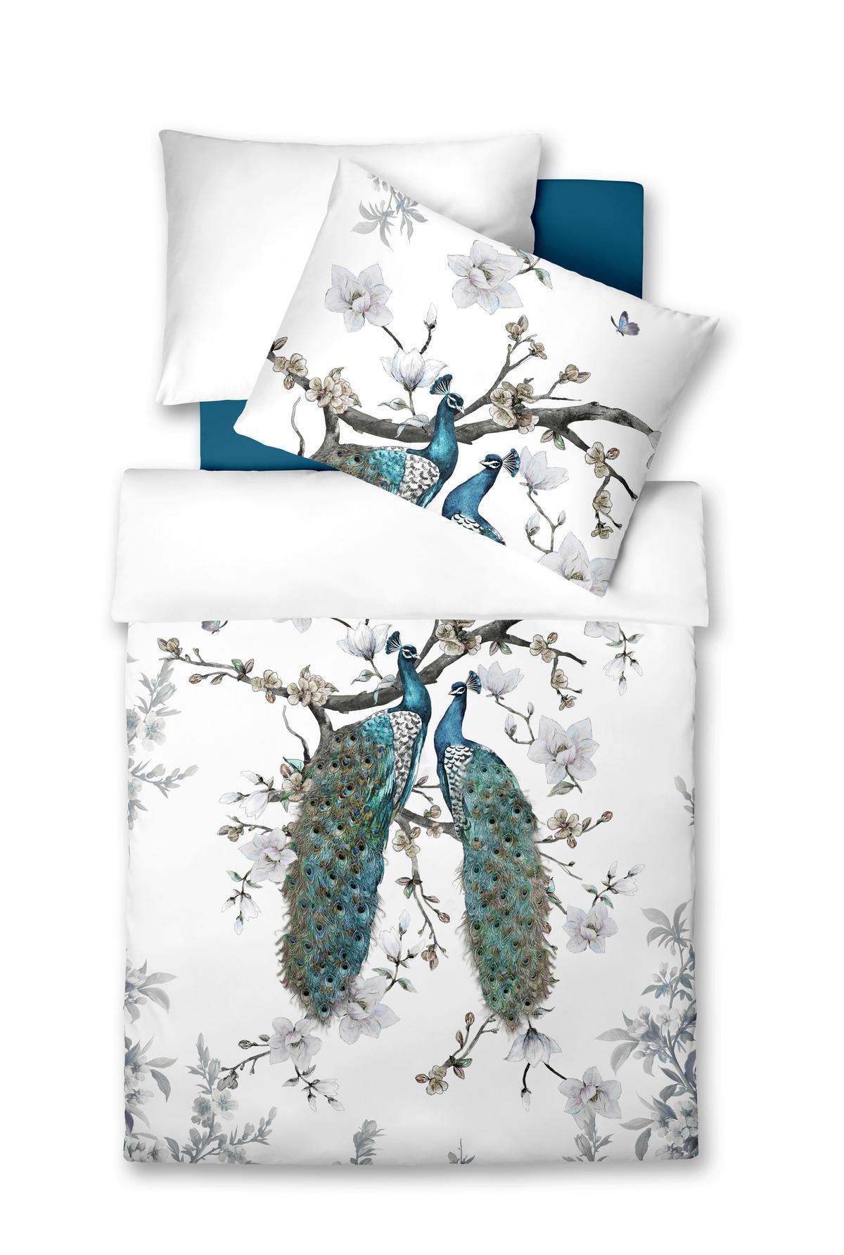 Ágyneműhuzat-garnitúra Saint Tropez - barna/türkiz, textil (140/200cm)