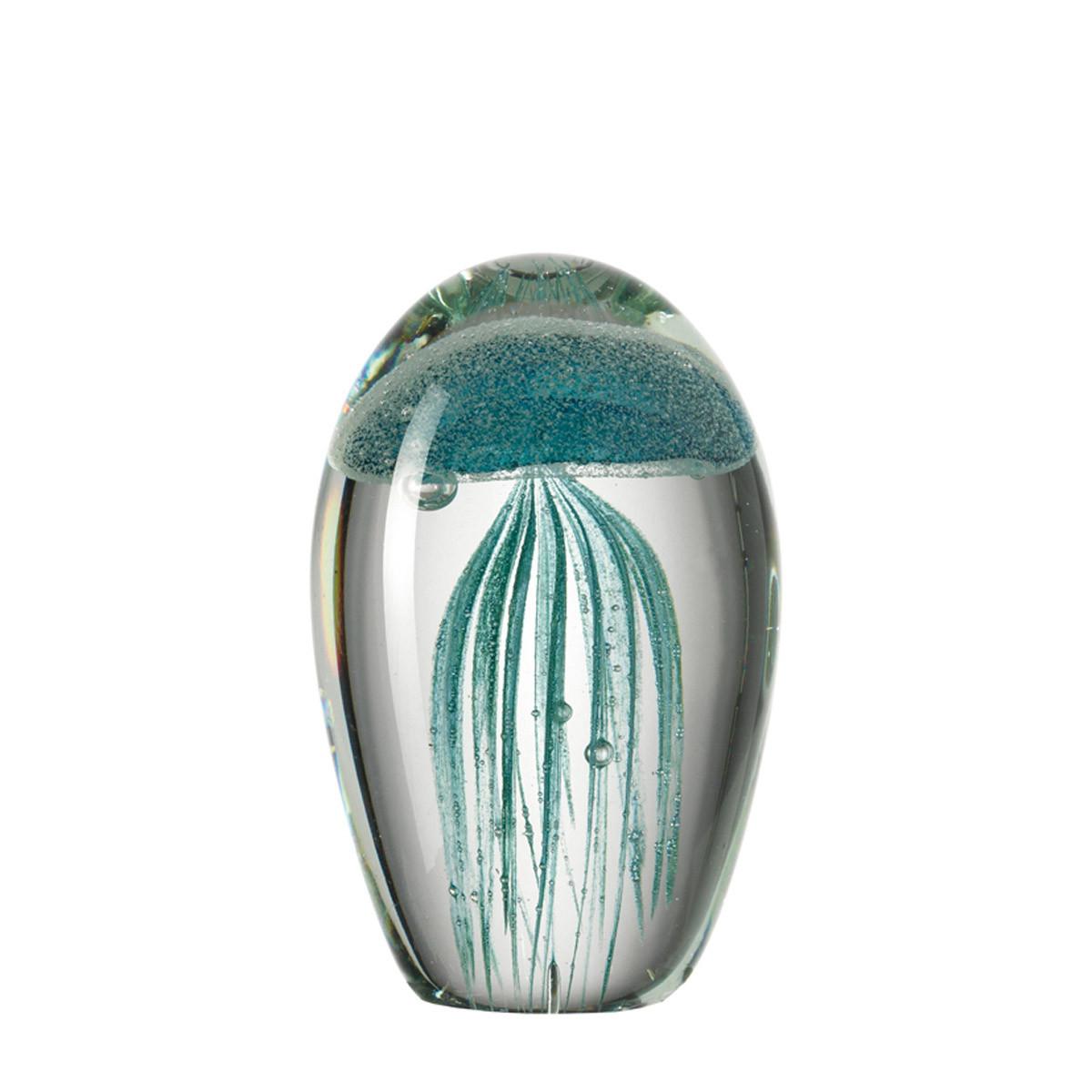 Dekotier Türkis - Türkis, Basics, Glas (7/10,5cm) - Leonardo