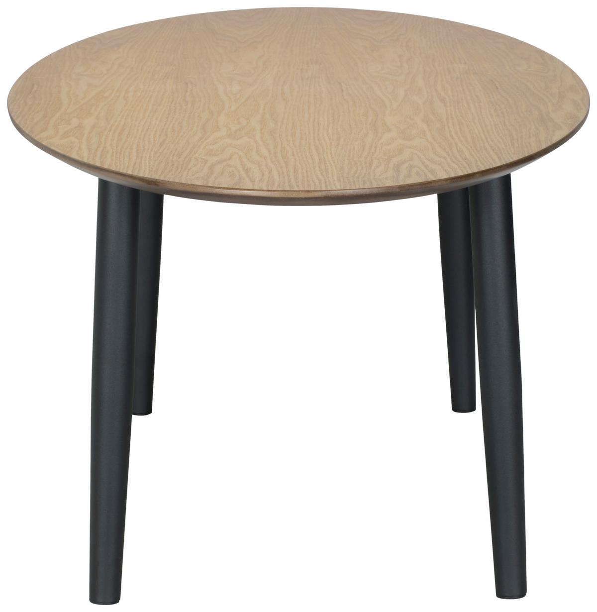 STOLIK KAWOWY EGG - kolor naturalny, Design, materiał drewnopochodny/drewno (120/42/56cm) - MID.YOU