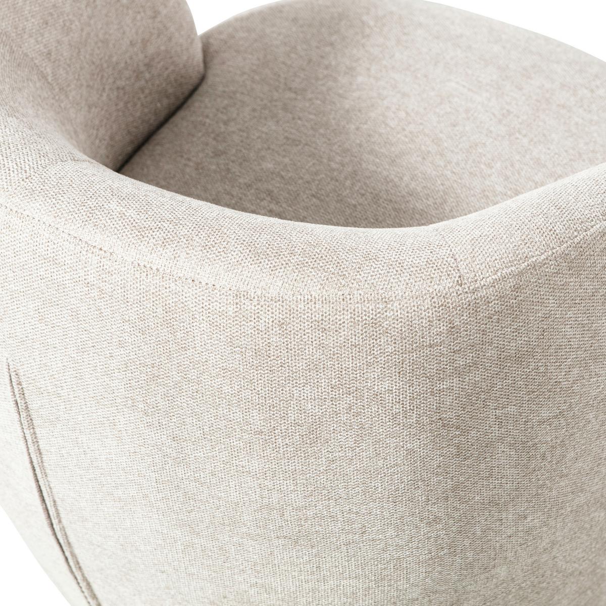 Cocktailsessel Serra Weiß - Schwarz/Weiß, Design, Kunststoff/Textil (70/68/77cm) - Livetastic