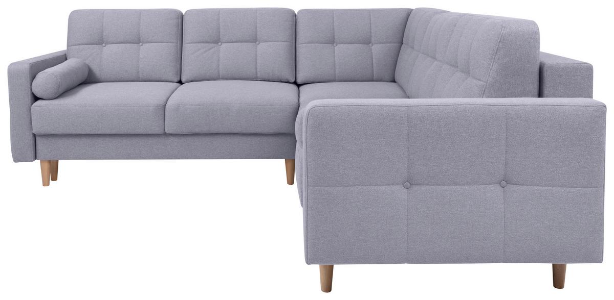 Coltar NORET - gri deschis, Konventionell, textil (242/242cm) - Modern Living