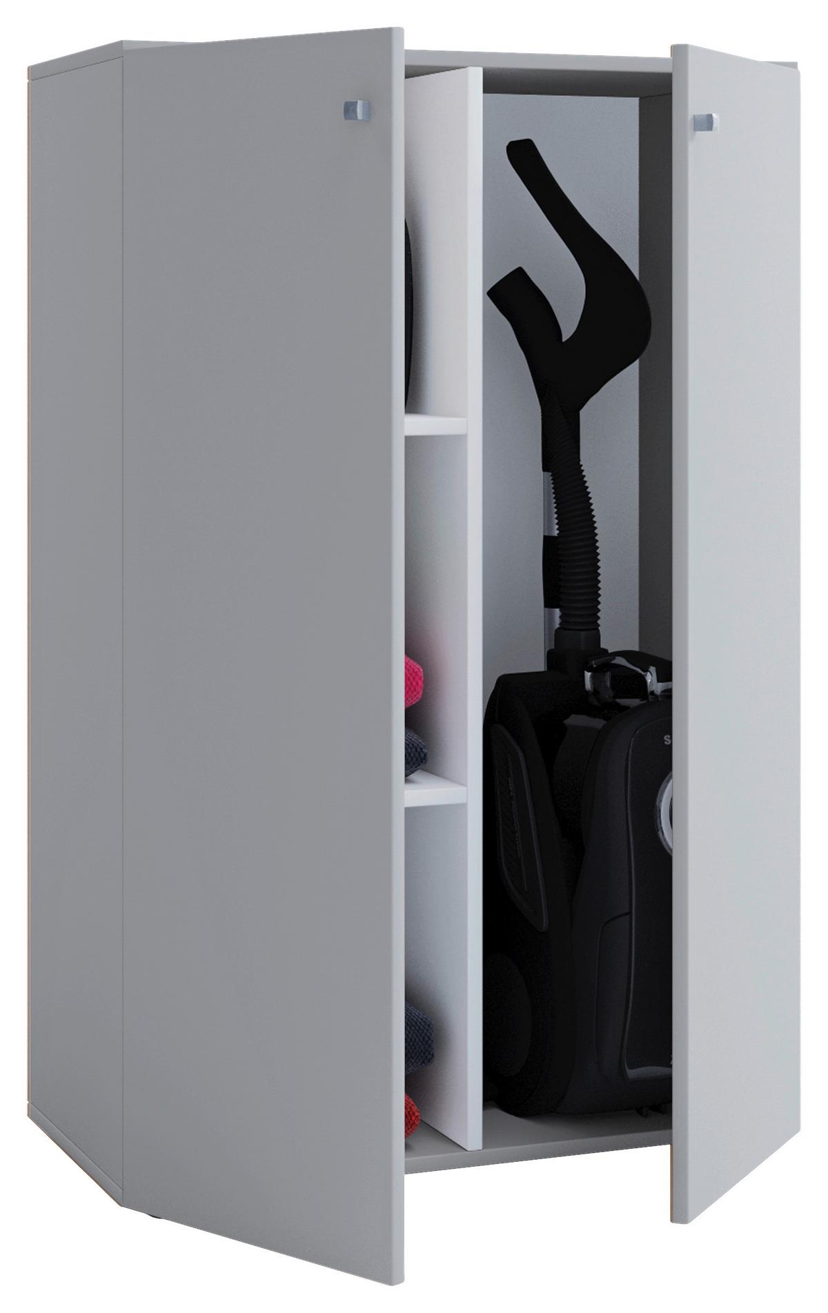 Komoda Lona Mini, Siva - siva, Basics, umetna masa/leseni material (70/105/39cm) - MID.YOU