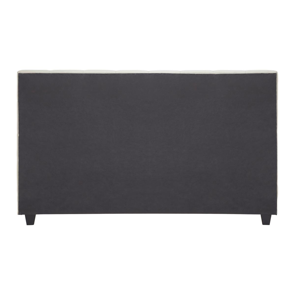 Polsterbett FREDERICO beige, ca. 180x200cm - Creme/Schwarz, Modern, Holzwerkstoff/Kunststoff (180/200cm) - Bessagi Home