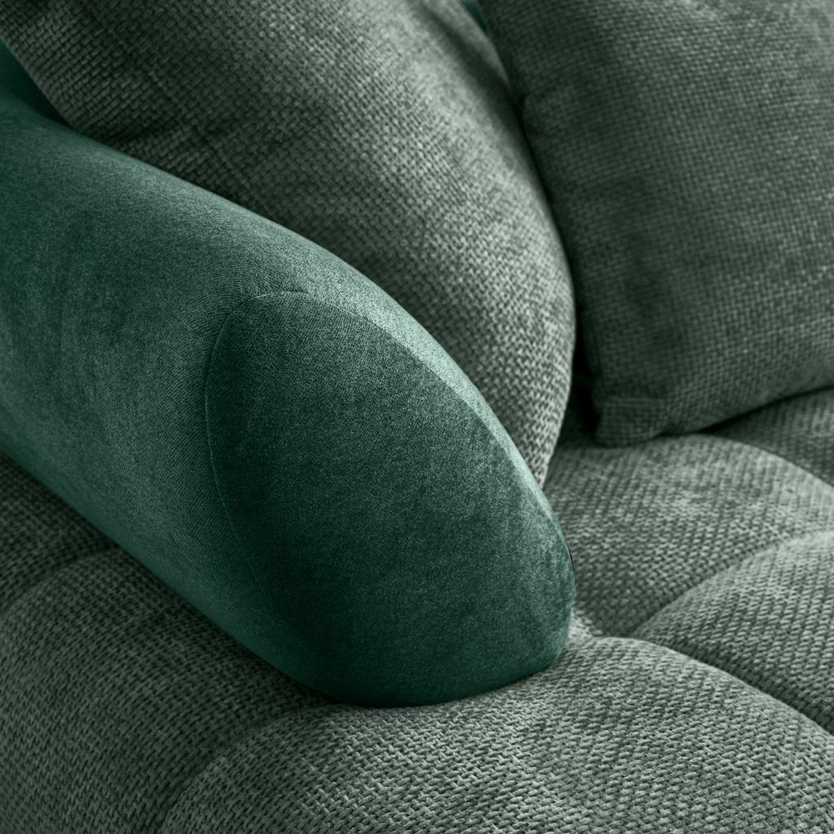 Coltar LARGO N - verde închis, Modern, textil (262/184cm) - Modern Living