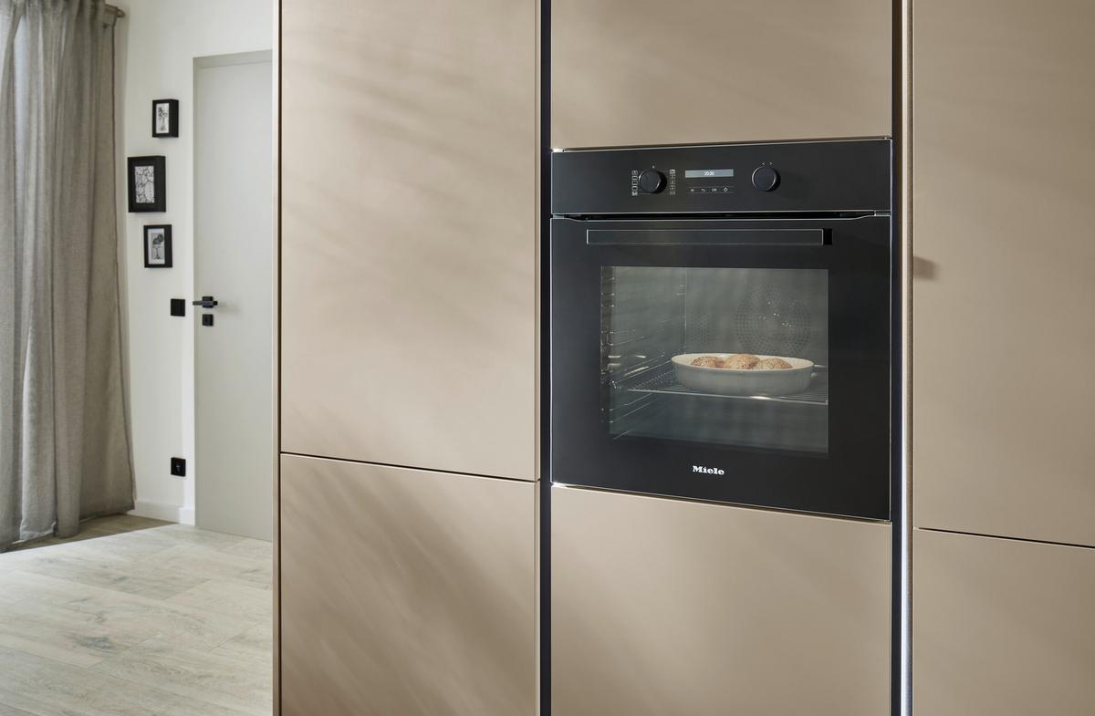 Einbauküche Velluto ohne Geräte, Lava Softmatt - MODERN, Holzwerkstoff (285/268cm) - Nolte Küchen