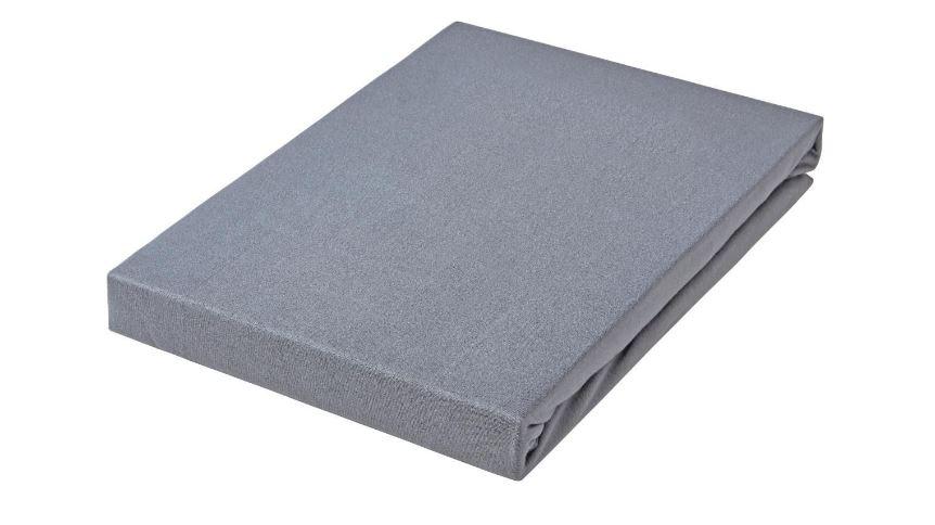 PRZEŚCIERADŁO Z GUMKĄ FLORENZ - kolor tytanowy, Basics, tkanina (180-200/200-220cm) - Novel