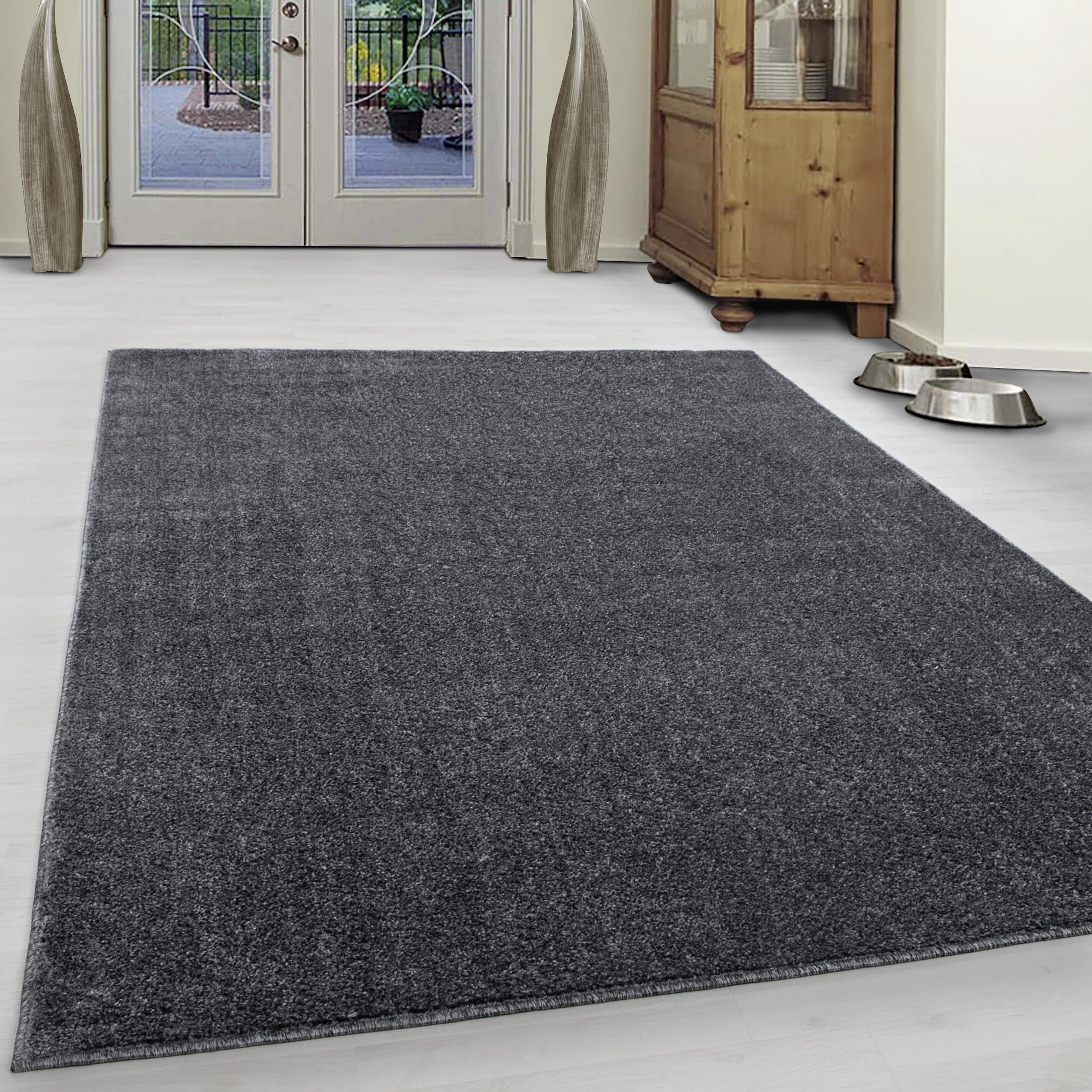 Hochflorteppich Ata Grau ca. 240x340cm - Grau, KONVENTIONELL, Textil (240/340cm) - Novel