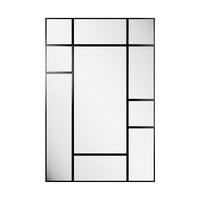 Dekospiegel Andromeda AK Schwarz ca. 140x210cm - Schwarz, Basics, Glas/Holz (140/210/2,5cm)