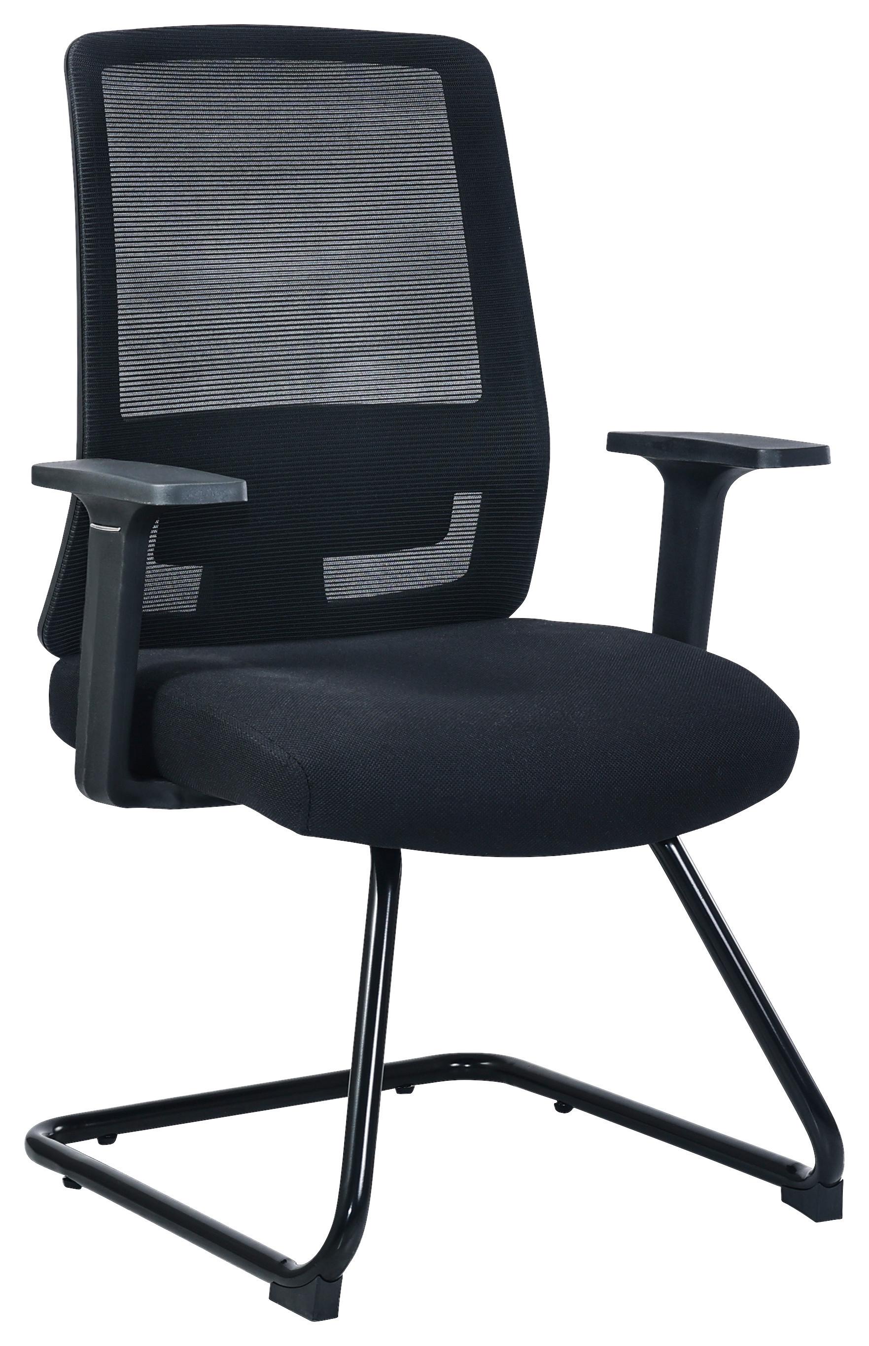 KRZESŁO Z PODŁOKIETNIKAMI JOEL -NOVEL- -EXKLUSIV- - czarny, Modern, tworzywo sztuczne/metal (64/97/55cm) - Novel