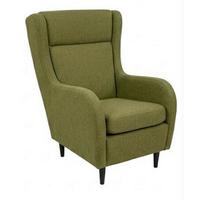 Füles Fotel Gepetto - olívazöld, Konventionell, faalapú anyag/textil (77/100/86cm)