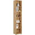 Regal in Weiß/Eichefarben - Eichefarben/Erlefarben, MODERN, Holzwerkstoff (44/218/36cm) - Mömax modern living Regal in Weiß/Eichefarben - Eichefarben/Erlefarben, MODERN, Holzwerkstoff (44/218/36cm) - Mömax modern living