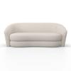 SOFFA ISABEL - svart/cremefärgad, Modern, trä/textil (197/72/86cm) - Bessagi Home